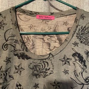 Betsy Johnson Long Tee. Size M/L